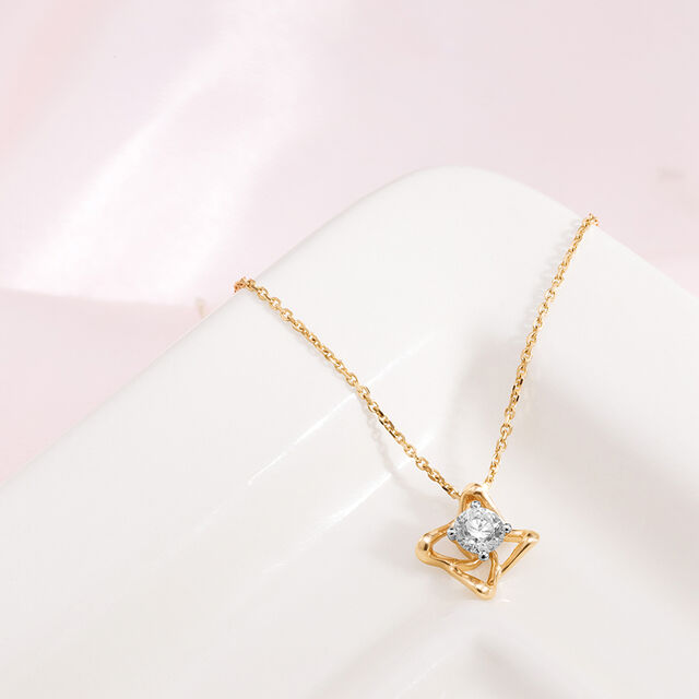 Sparkling Reflections Solitaire Necklace,,hi-res image number null