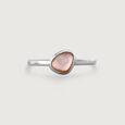 Mother of Pearl Dreamy Stackable Silver Ring,,hi-res view 5