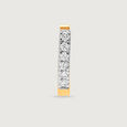 14KT Yellow Gold Diamond Nose Pin,,hi-res view 3