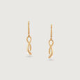 Infinity Glow Pearl Hoop Earrings,,hi-res view 5