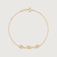 Interwoven Harmony Gold Bracelet,,hi-res view 2