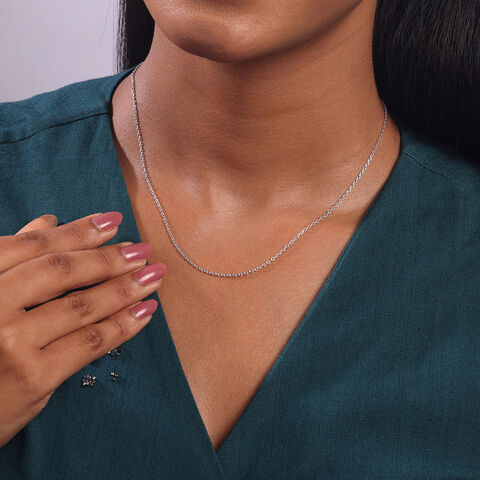 Sleek Minimal Silver Chain
