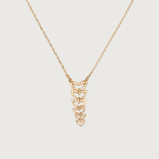 Linked by Love 14KT Yellow Gold Necklace,,hi-res view 4