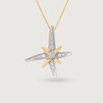 Starlight Sonata 14 kt Diamond Pendant,,hi-res view 3