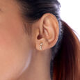 Chic Ladder Diamond Earrings,,hi-res view 2