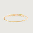 Rhythmic Twist Gold & Diamond Bangle,,hi-res view 5