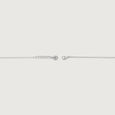 Soft Leafy Silver Anklet,,hi-res view 5