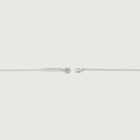 Soft Leafy Silver Anklet