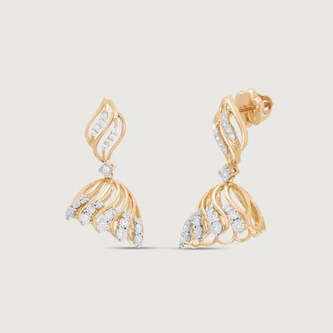 Royal Charm Diamond Jhumka