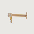 Lippan Twinkle Gold & Diamond Nose Pin,,hi-res view 3