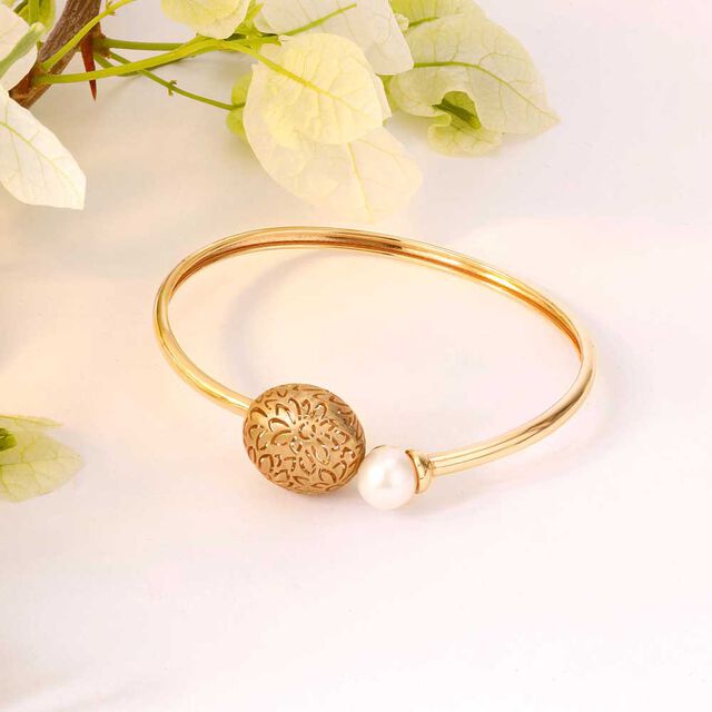 Artful Accent Pearl Bangle,,hi-res image number null