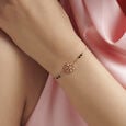 Radiant Floral Gold Mangalsutra Bracelet,,hi-res view 2