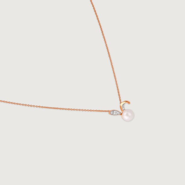 Enchanted Radiance Pearl & Diamond Necklace,,hi-res image number null