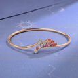 Nebula's Twilight Pink Sapphire 14KT Bangle,,hi-res view 1