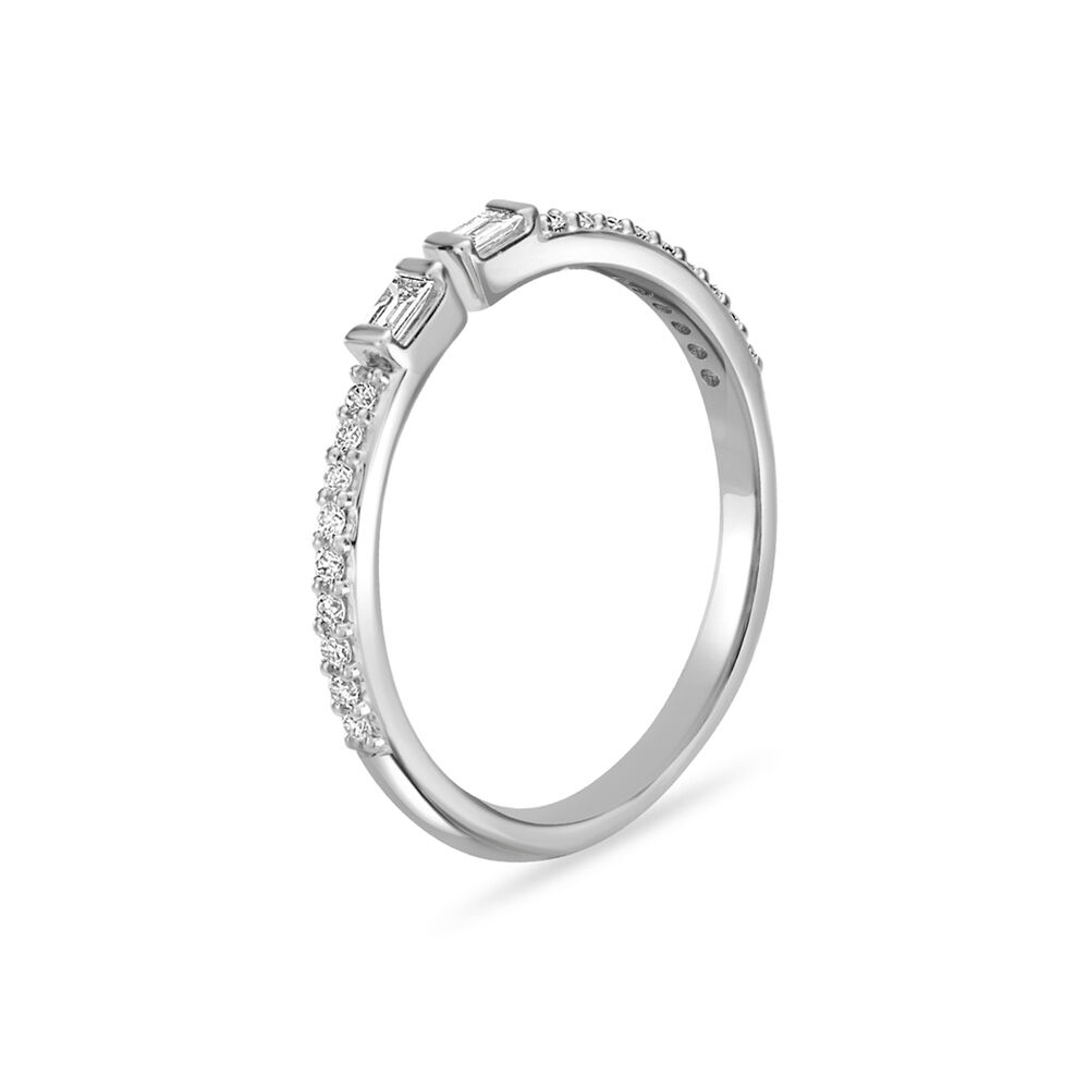 Tanishq white gold diamond ring top