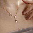 Halo Drift Diamond Necklace,,hi-res view 2