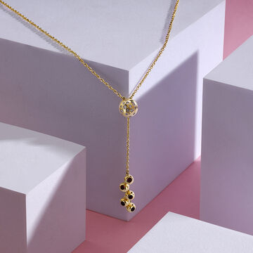Sunset Serenade 14 KT Diamond Modular Necklace