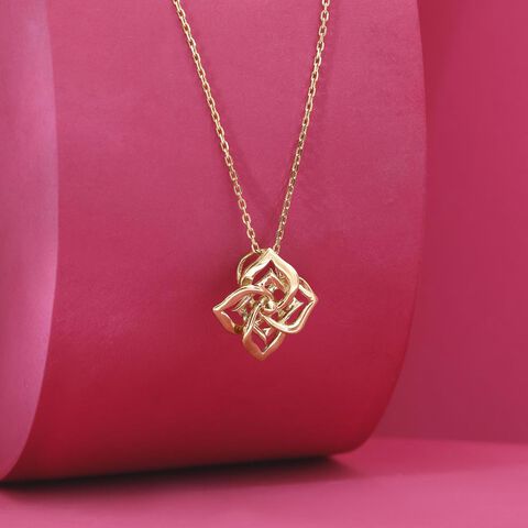 Arch Elegance Gold Pendant