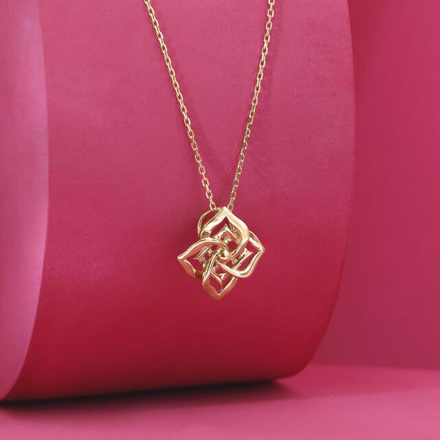 Arch Elegance Gold Pendant,,hi-res image number null