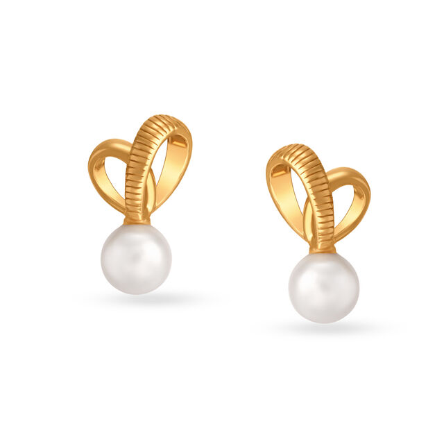 The Tell-Tale Heart Yellow Gold Drop Earrings,,hi-res image number null
