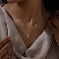 Linear Rhythm Diamond Pendant,,hi-res view 2