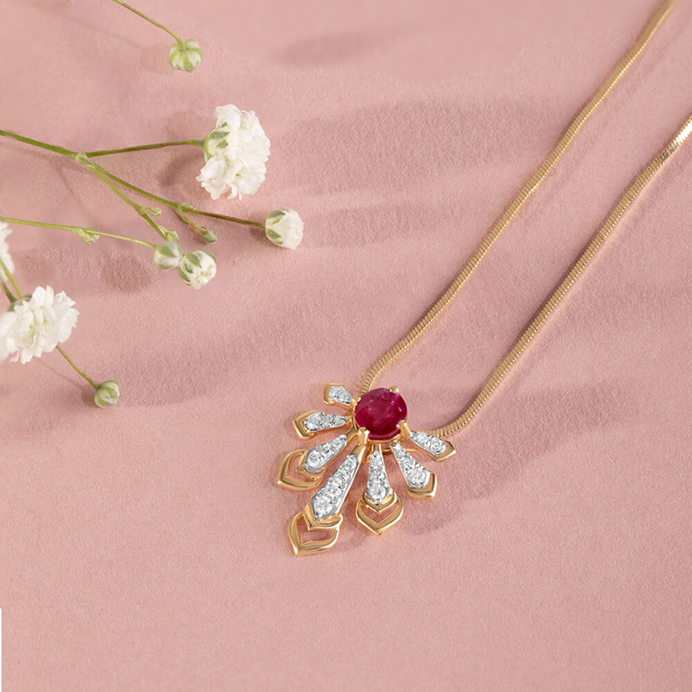 Pendants Buy Stylish Gold Diamond Pendant Designs for Women Mia By Tanishq