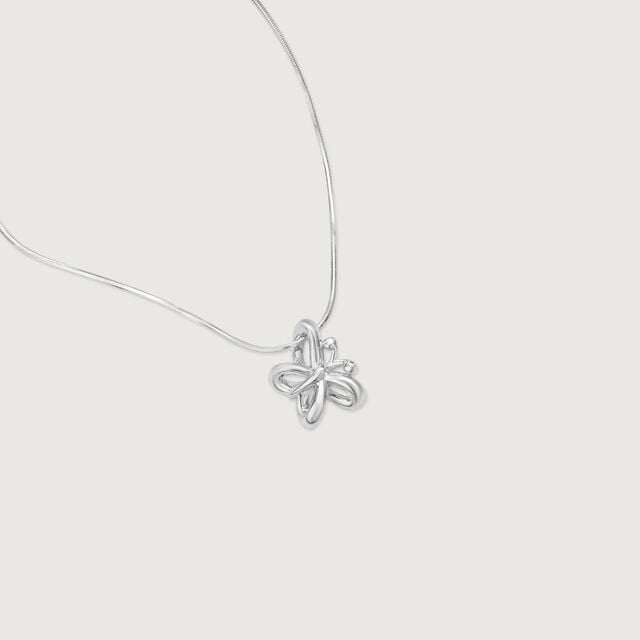 Breezy Flutter Silver Pendant,,hi-res image number null