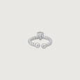 Radiant Twist Silver Septum Ring,,hi-res view 4