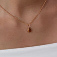 Delicate Celestial Rose Gold Pendant,,hi-res view 2