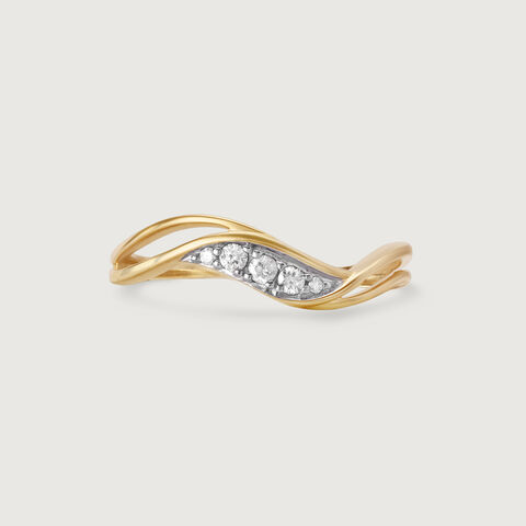 Eternal Flow 14 Kt Gold & Diamond Ring alternate view 2