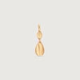 Textured Twist Gold Pendant,,hi-res view 1