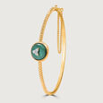 Dazzling Twister 14KT Diamond Bangle,,hi-res view 5
