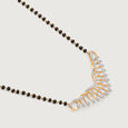 Eternal Shine 18 Kt Gold and Diamond Mangalsutra,,hi-res view 4