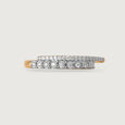 Linear Elegance 14KT Gold & Diamond Ring,,hi-res view 3
