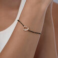 Heart Shine Gold & Diamond Bracelet,,hi-res view 2