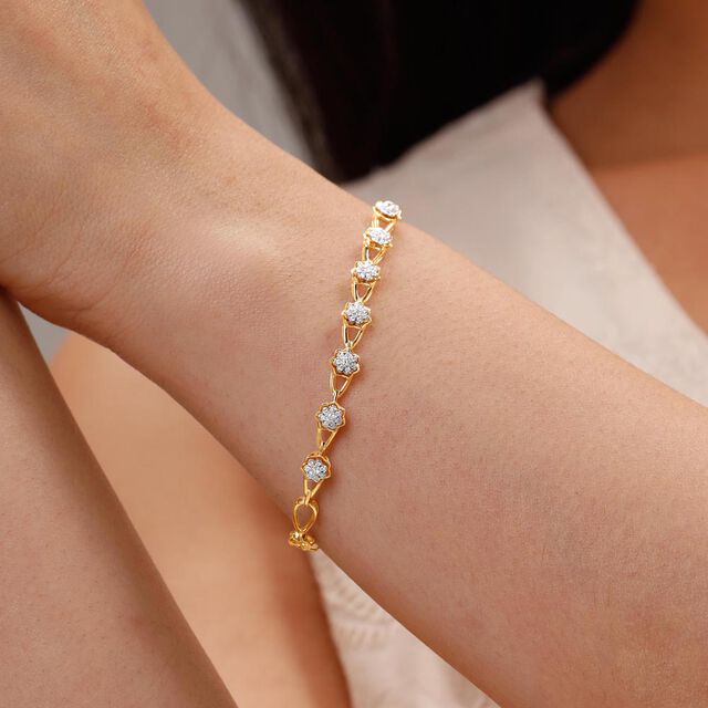 Delicate Drop Diamond Bracelet,,hi-res image number null
