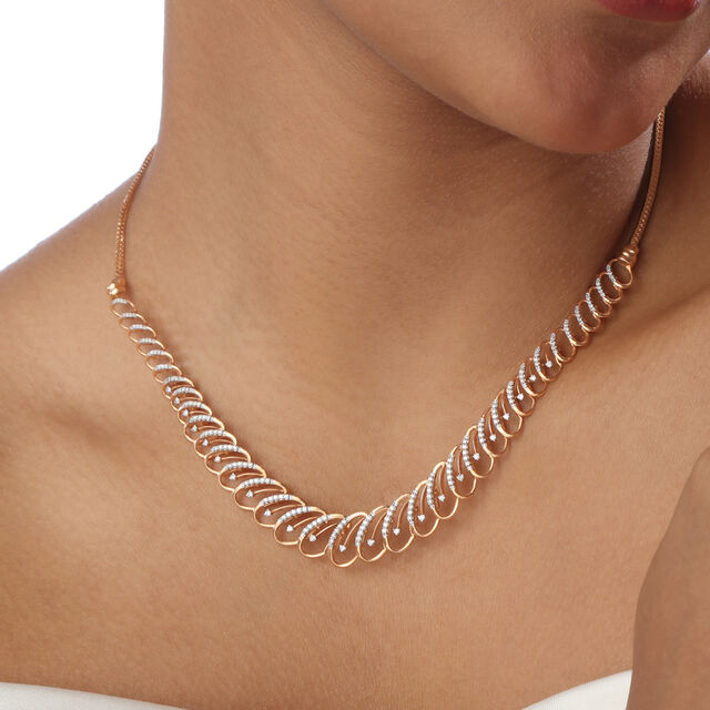 Lustrous Grace Diamond Necklace,,hi-res image number null