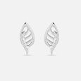 Ethereal Feather Silver Earrings,,hi-res view 3