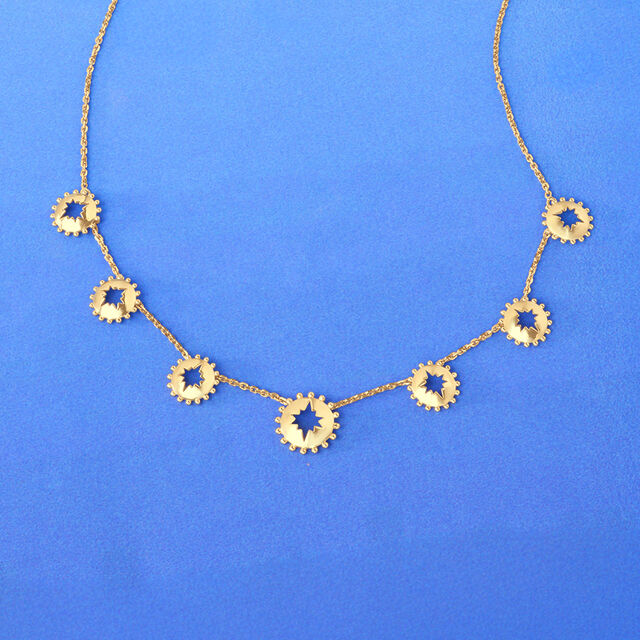 Delicate Radiant Gold Necklace,,hi-res image number null