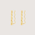 Luminous Cascade Polki Stud Earrings,,hi-res view 4