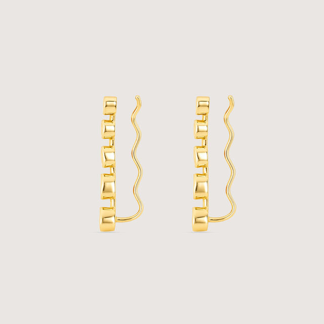 Luminous Cascade Polki Stud Earrings,,hi-res image number null