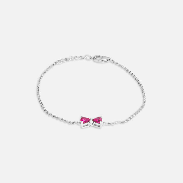 Glamorous Sparkling Silver Anklet,,hi-res image number null