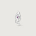 Whimsical Amethyst Silver Brooch,,hi-res view 4