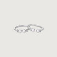 Gleam Duo Silver Toe Ring,,hi-res view 3