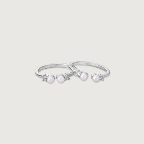 Gleam Duo Silver Toe Ring