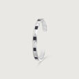 Faceted Edge Silver Kada,,hi-res view 4