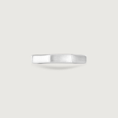 Dual Band Silver Ring
