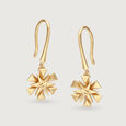 Twinkling Starscape 14KT Hoop Earrings,,hi-res view 3