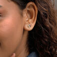 Radiant Embrace Diamond Stud Earrings,,hi-res view 2