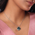 Mystic Mosaic Silver Pendant,,hi-res view 2